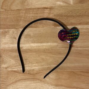 Rainbow Heart Kids Headband
